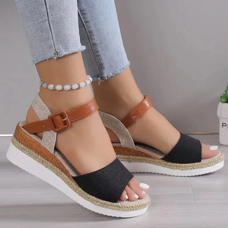 Elegant Wedge Sandals for Women – Stylish & Comfortable Summer Footwear - Image 4