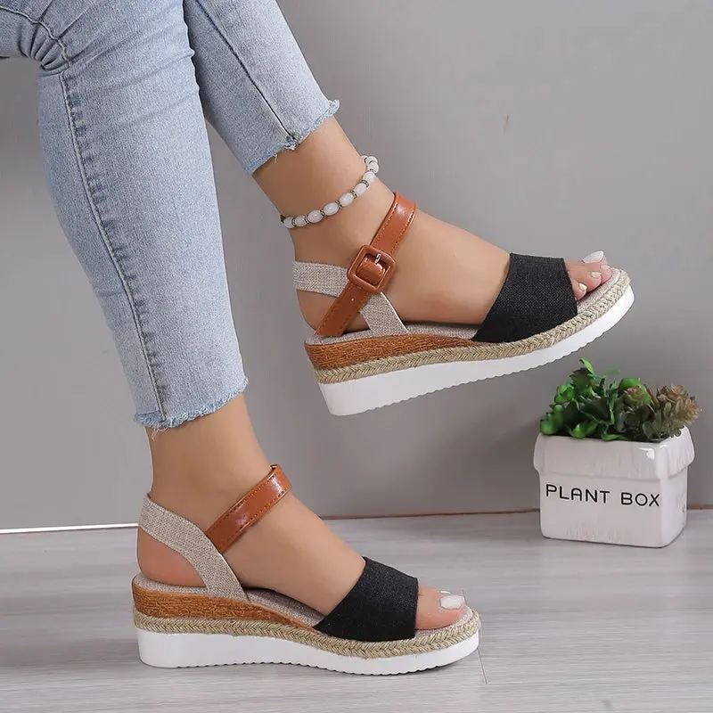 Elegant Wedge Sandals for Women – Stylish & Comfortable Summer Footwear - Image 5
