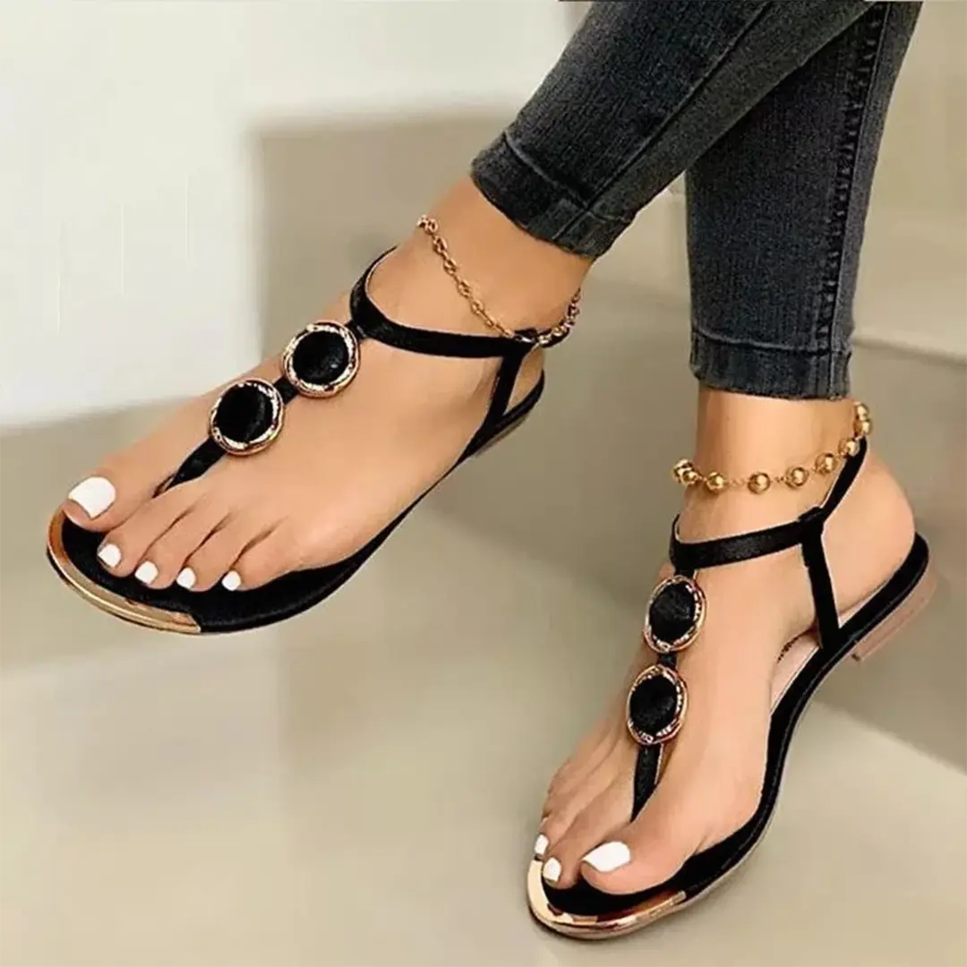 Embellished Thong Sandals for Women – Stylish & Comfortable - Image 2
