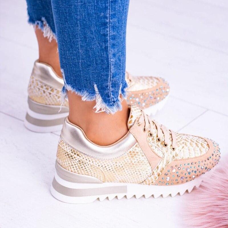 Embossed Fashion Sneakers for Women – Chic & Comfortable Style - Image 2