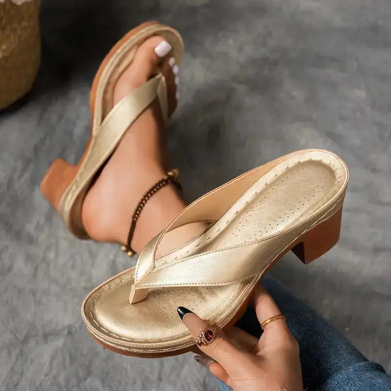 Ergonomic Heel Sandals for Women – Stylish Comfort & Support - Image 2