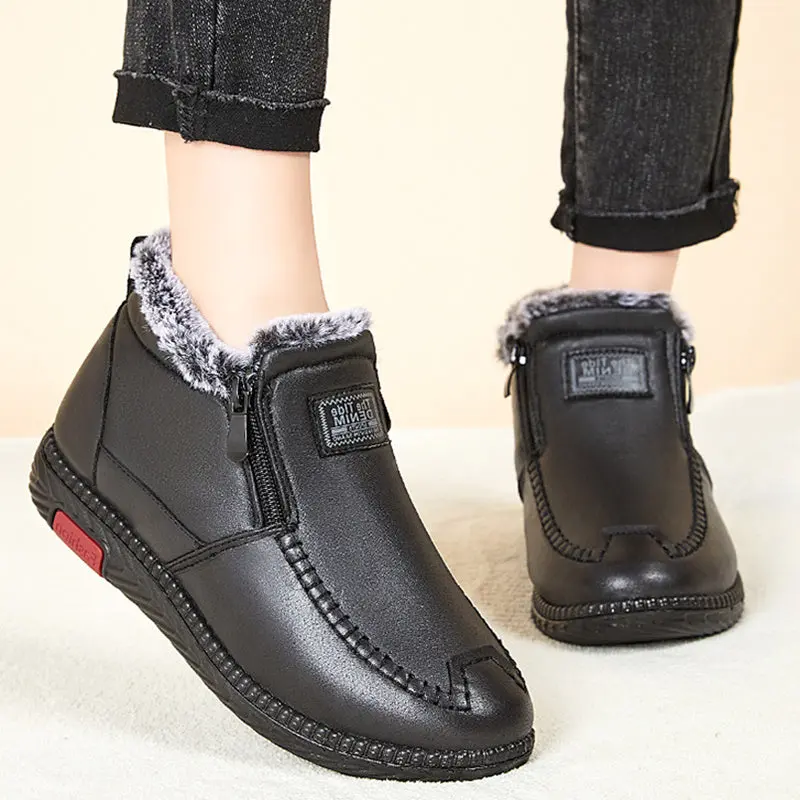 Faux Fur Ankle Boots for Women – Stylish & Warm - Image 4