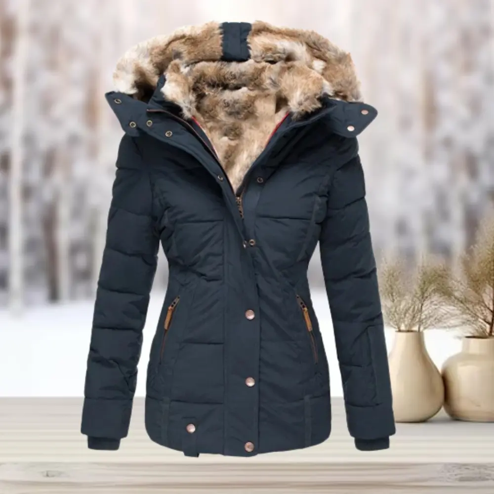 Fitted Down Puffer Jacket for Women – Warm & Stylish Winter Coat - Image 2