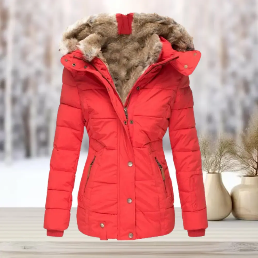 Fitted Down Puffer Jacket for Women – Warm & Stylish Winter Coat - Image 6