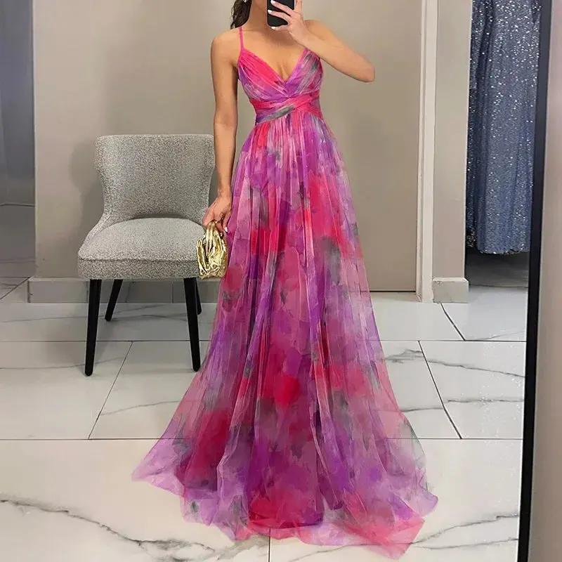 Floral Maxi Dress for Women – Elegant & Airy Summer Wedding Guest Attire - Image 12