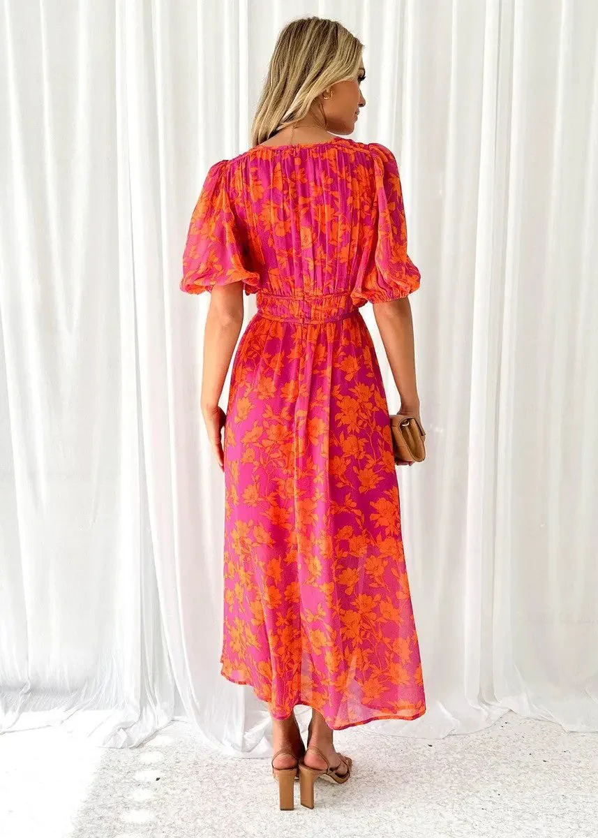 Floral Midi Dress for Women – Lightweight & Stylish for Summer - Image 3