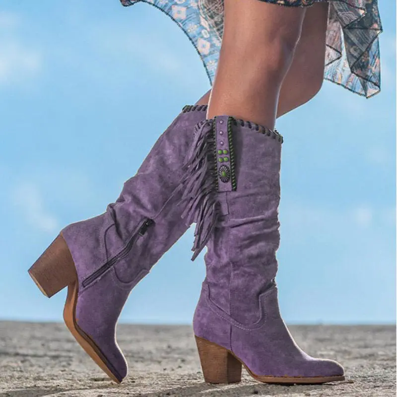 Fringe High Boots for Women – Elegant & Unique Style - Image 4