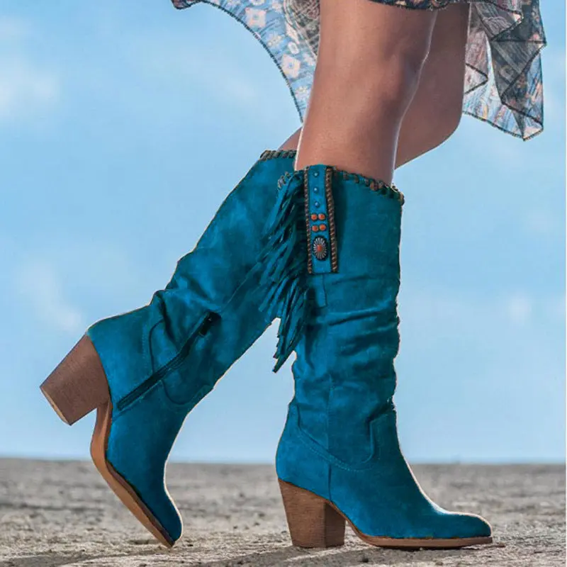 Fringe High Boots for Women – Elegant & Unique Style - Image 6