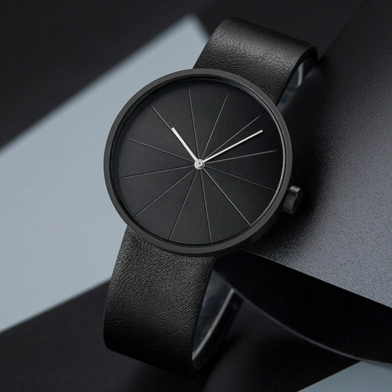 Geometric Round Case Wristwatch for Men – Minimalist Timeless Style - Image 5