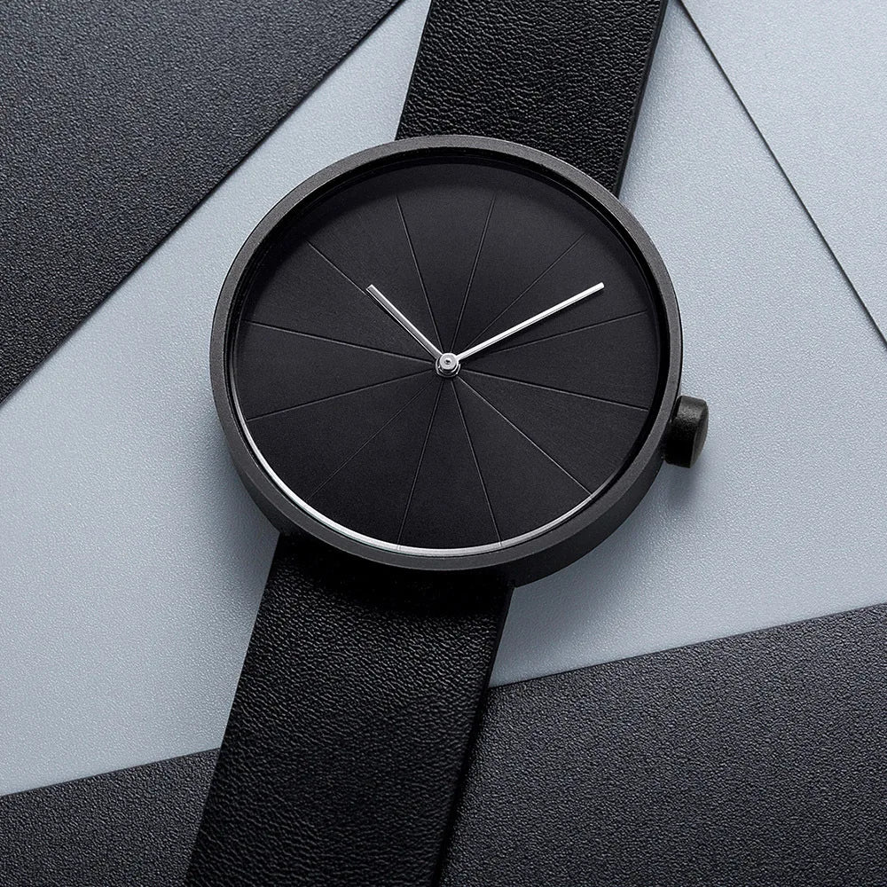 Geometric Round Case Wristwatch for Men – Minimalist Timeless Style - Image 6