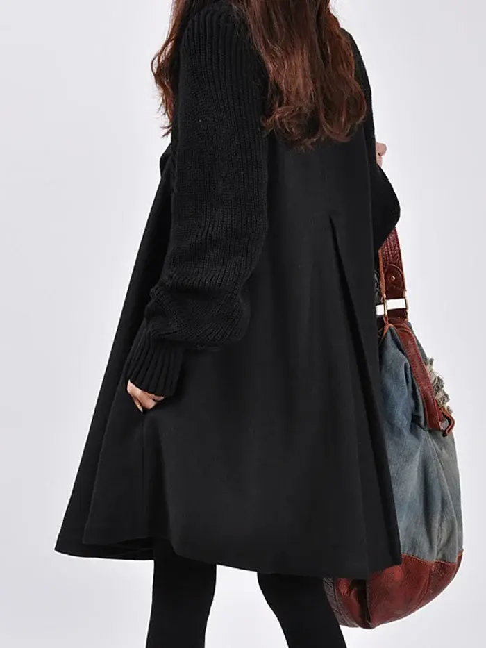 High Neck Warm Trench Coat for Women – Elegant & Versatile Style - Image 9