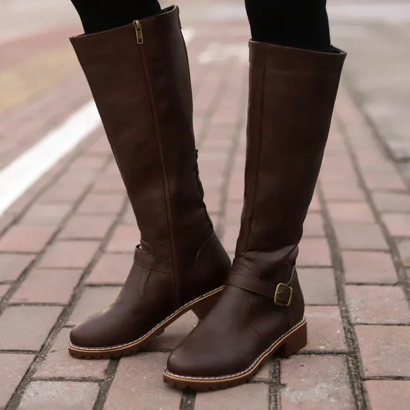 High-Top Biker Boots for Women – Edgy Style & Comfort - Image 6