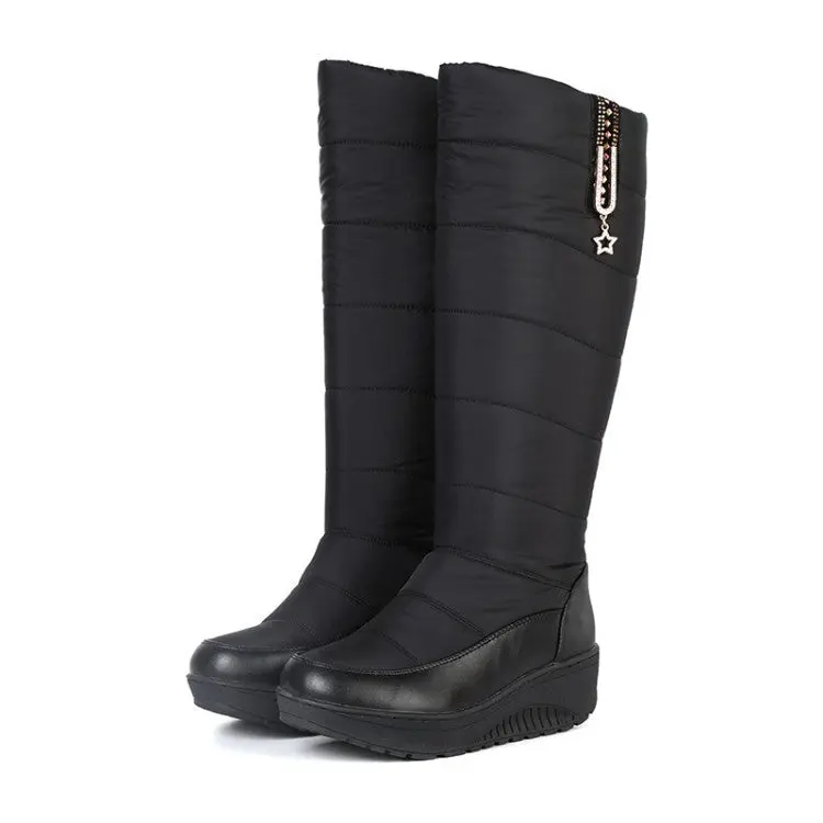 High-Top Winter Boots for Women – Warm & Stylish Comfort - Image 2