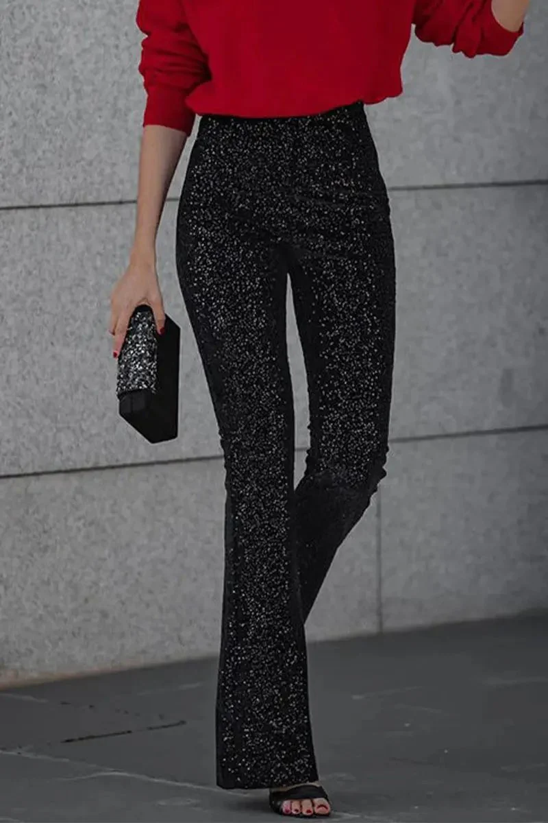 High-Waisted Flared Trousers for Women – Elegant & Versatile - Image 4