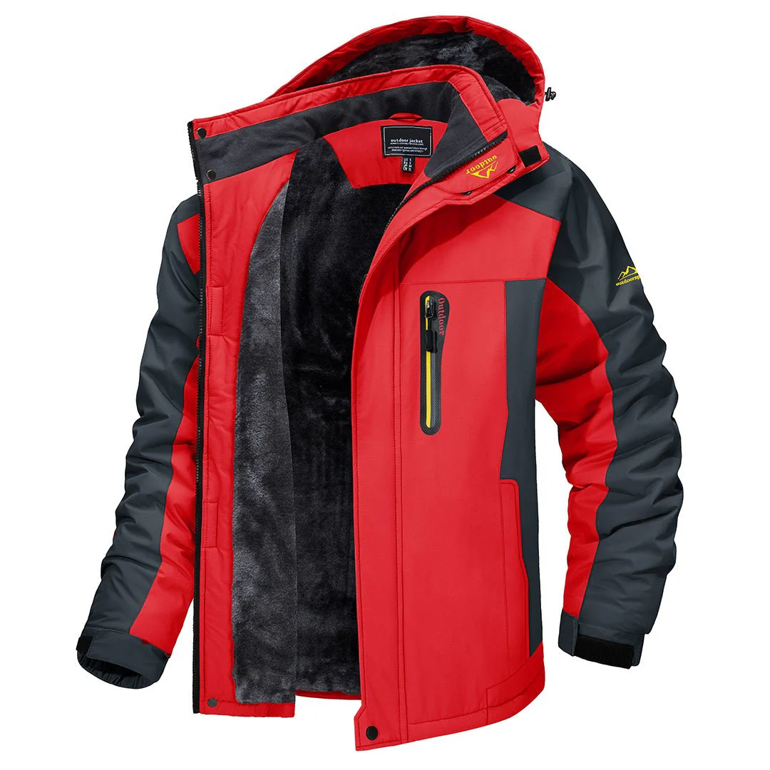 Hooded Lined Outdoor Jacket for Men – Warmth & Durable Comfort - Image 2