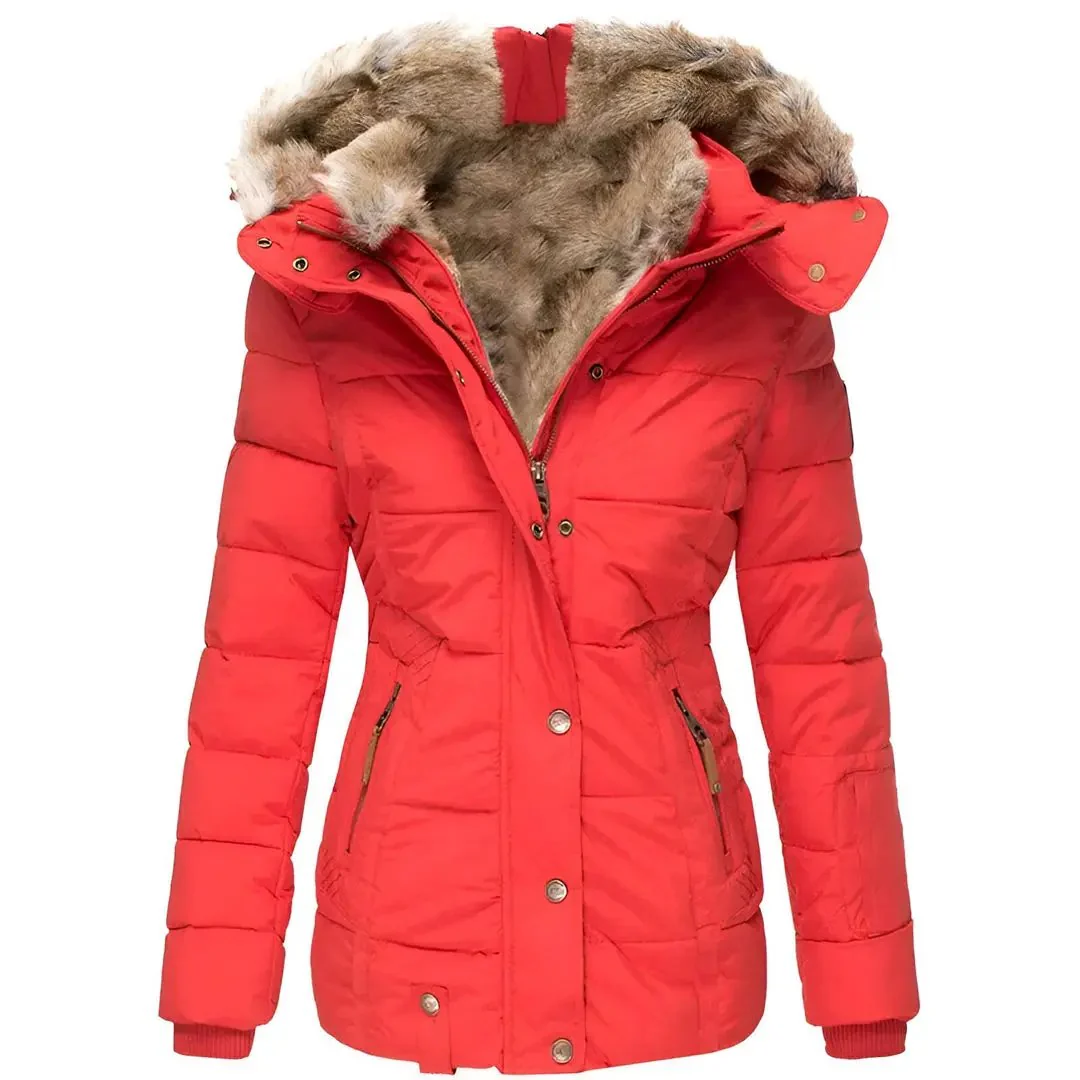 Hooded Puffer Jacket for Women – Stylish & Insulating - Image 2