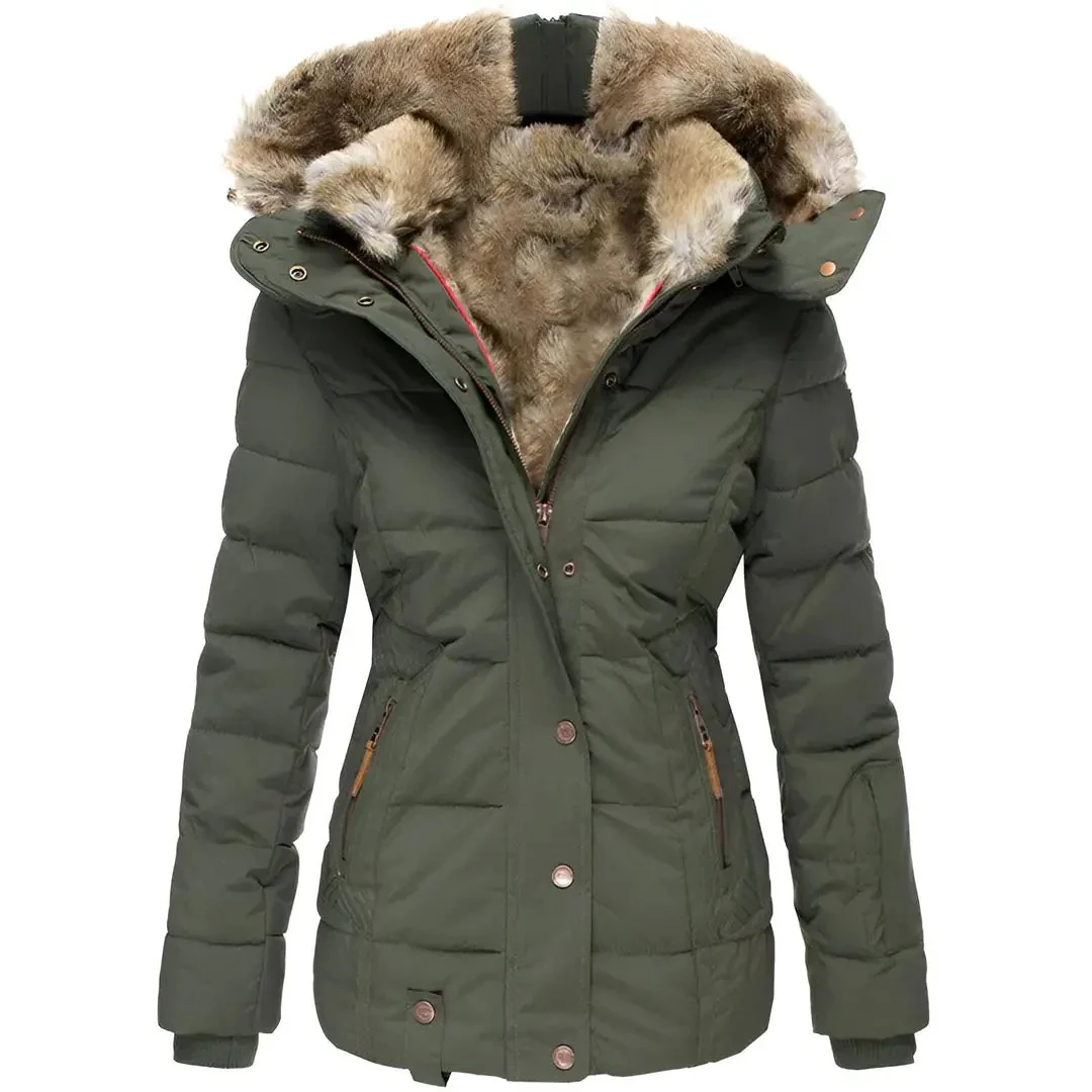 Hooded Puffer Jacket for Women – Stylish & Insulating - Image 3