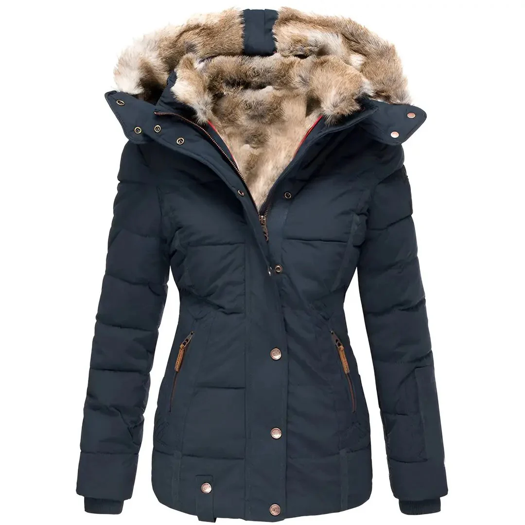 Hooded Puffer Jacket for Women – Stylish & Insulating - Image 4