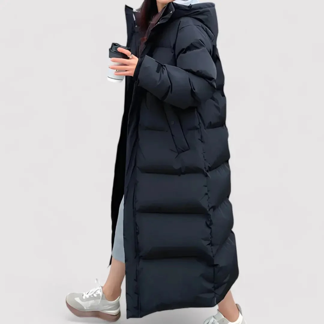 Hooded Puffer Parka Jacket for Women – Warm & Weather-Resistant - Image 2
