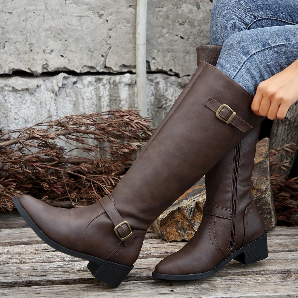 Knee-High Riding Boots for Women – Chic & Comfortable - Image 2