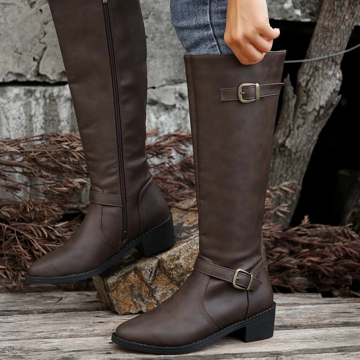 Knee-High Riding Boots for Women – Chic & Comfortable - Image 3