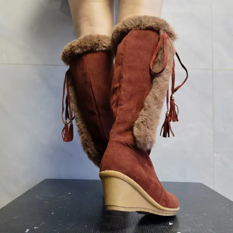 Knee-High Warm Boots for Women – Stylish & Comfortable