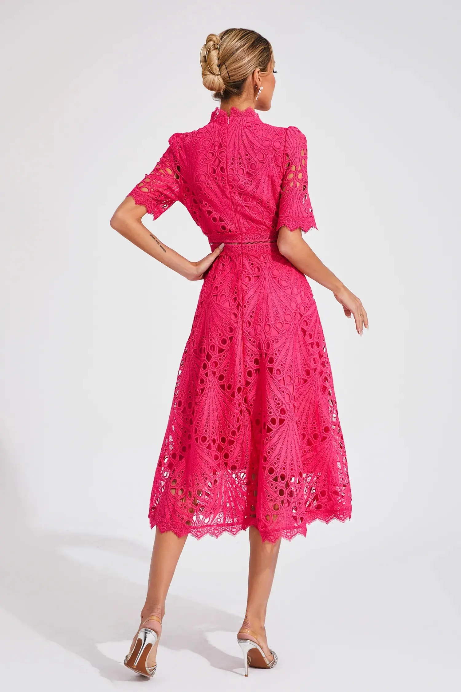 Lace Midi Dress for Women – Effortlessly Elegant & Timeless - Image 8
