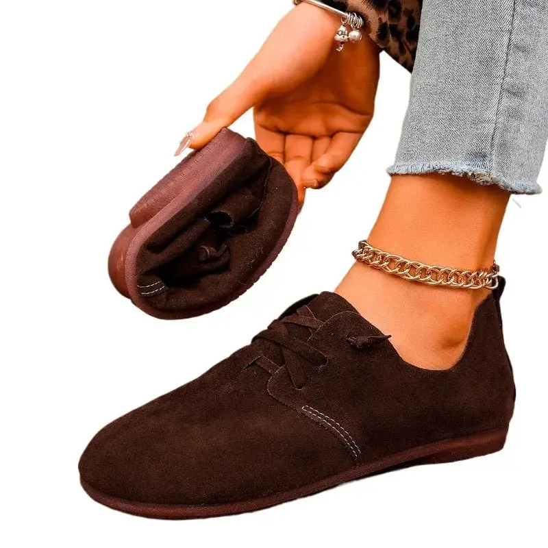 Lace-Up Black Flats for Women – Stylish & Comfortable Everyday Wear - Image 6