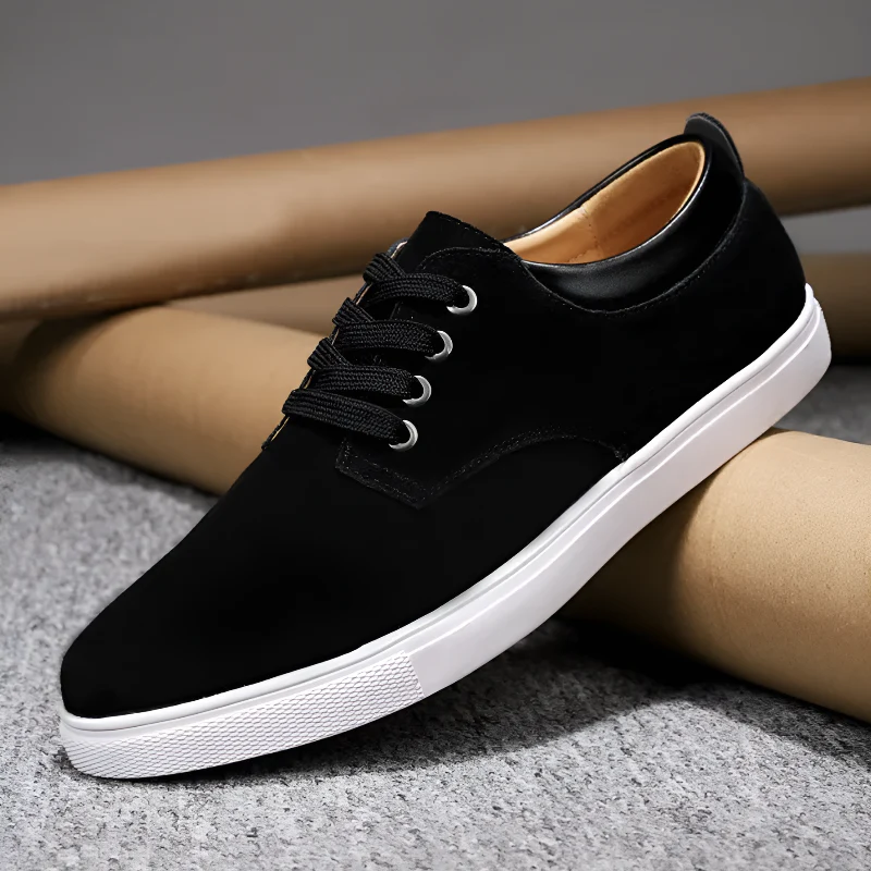 Lace-Up Court Sneakers for Men – Stylish Everyday Comfort