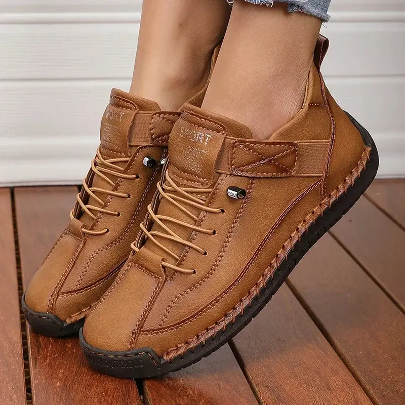 Lace-Up Shoes for Women – Retro Charm & Everyday Comfort