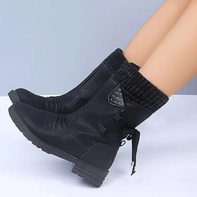 Lace-Up Winter Boots for Women – Chic & Comfortable - Image 3
