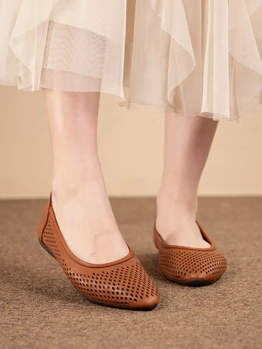 Open Ballet Flats for Women – Stylish & Comfortable Slip-On Design - Image 2
