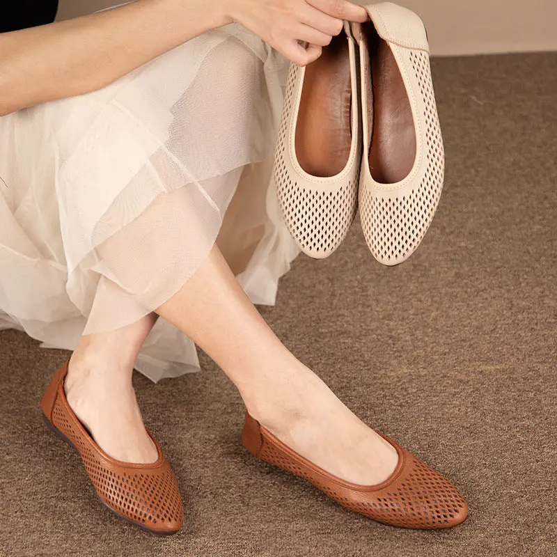 Open Ballet Flats for Women – Stylish & Comfortable Slip-On Design - Image 3