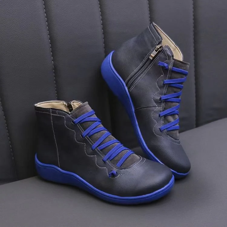 Lace-Up Orthopedic Ankle Boots for Women – Supportive & Comfortable Design - Image 3
