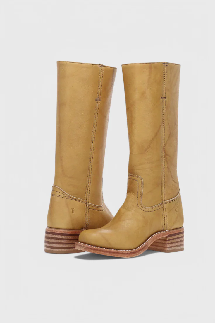 Leather Square Toe Knee-High Boots for Women – Stylish & Comfortable Design - Image 5