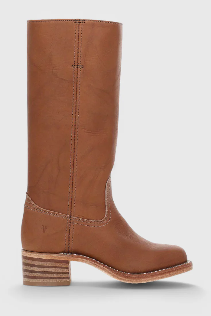 Leather Square Toe Knee-High Boots for Women – Stylish & Comfortable Design - Image 9