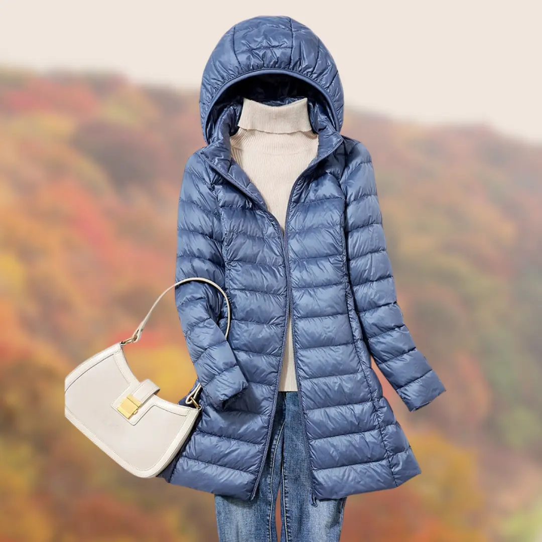 Light Hooded Down Jacket for Women – Warm, Stylish & Versatile