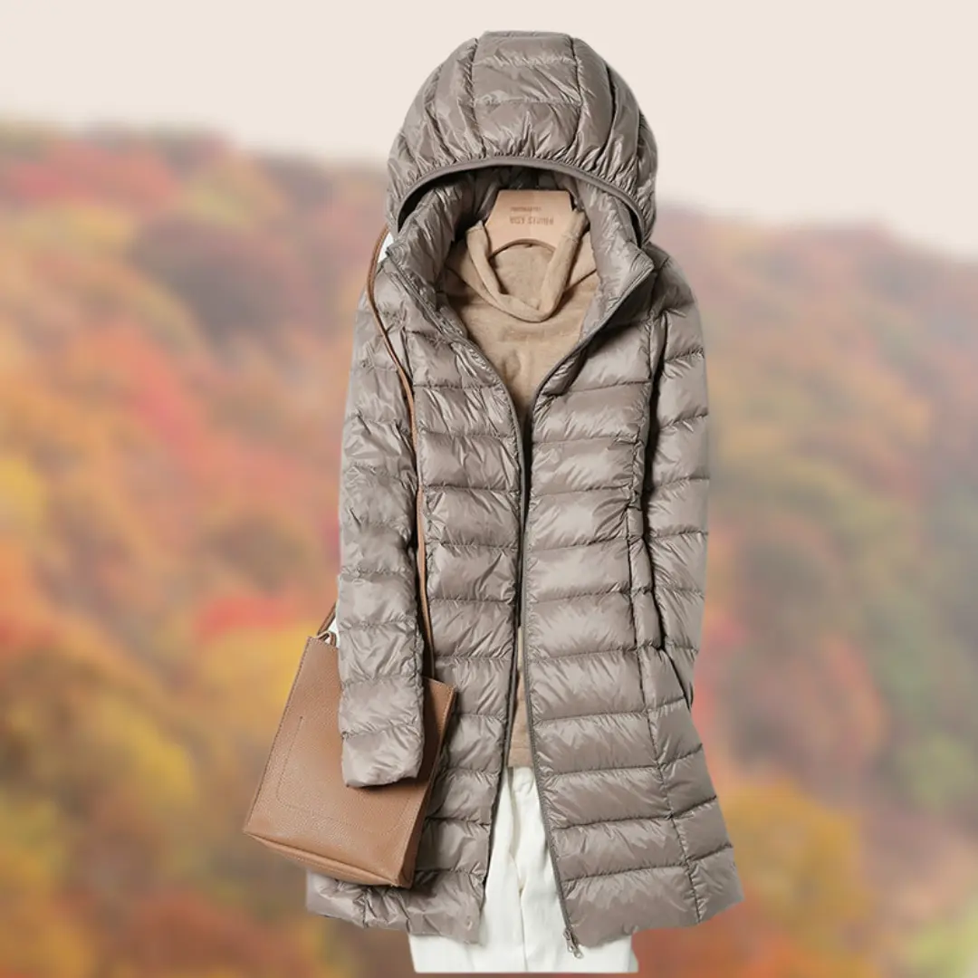 Light Hooded Down Jacket for Women – Warm, Stylish & Versatile - Image 3