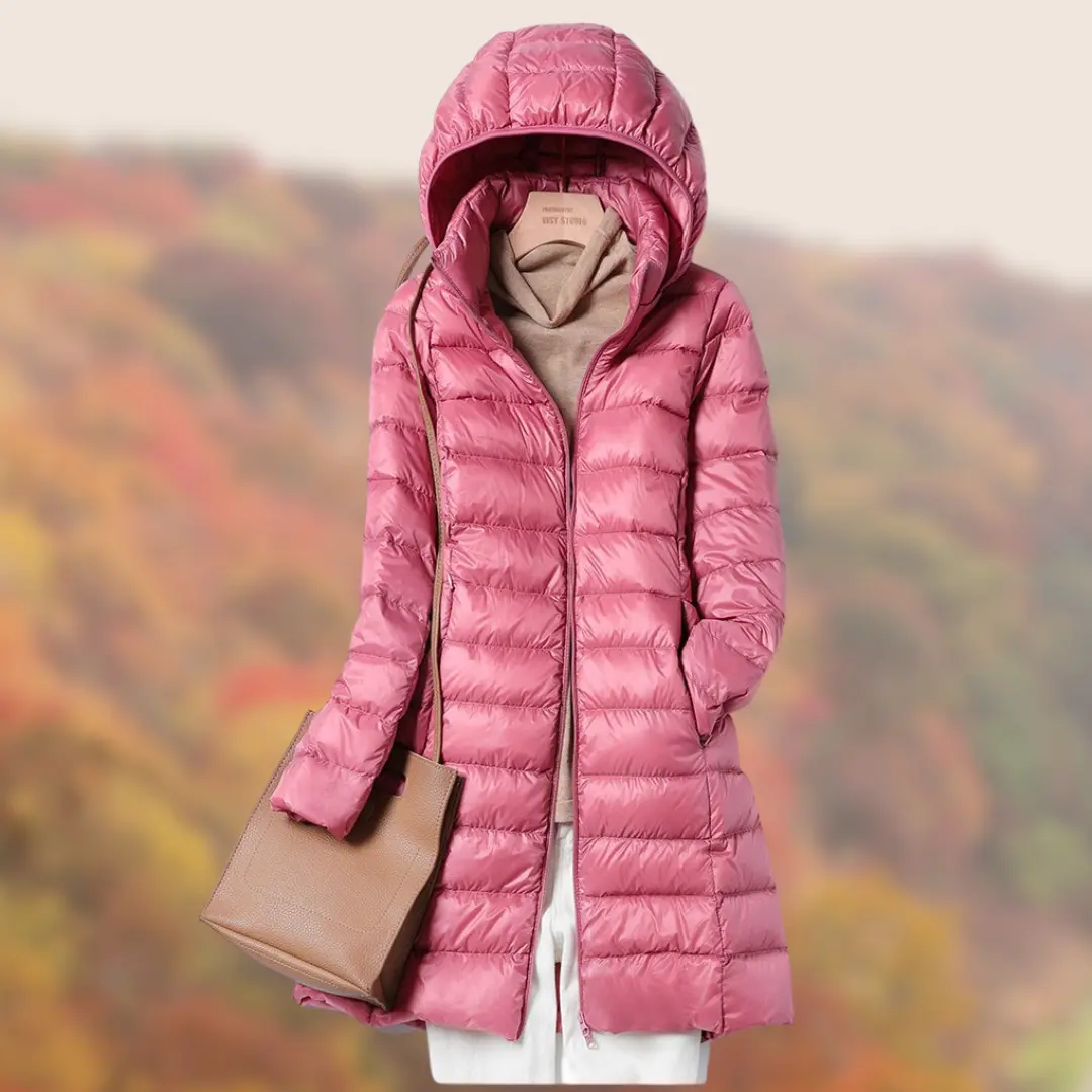 Light Hooded Down Jacket for Women – Warm, Stylish & Versatile - Image 4