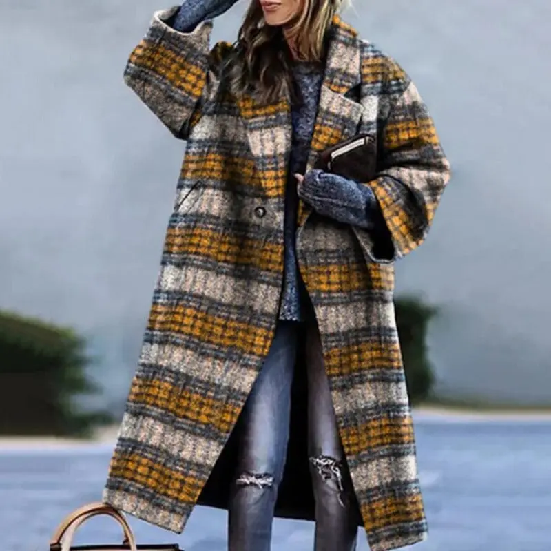 Long Stylish Trench Coat for Women – Warm, Comfortable Winter Fit - Image 4