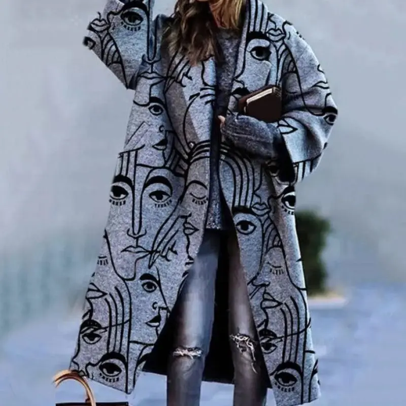 Long Stylish Trench Coat for Women – Warm, Comfortable Winter Fit - Image 8