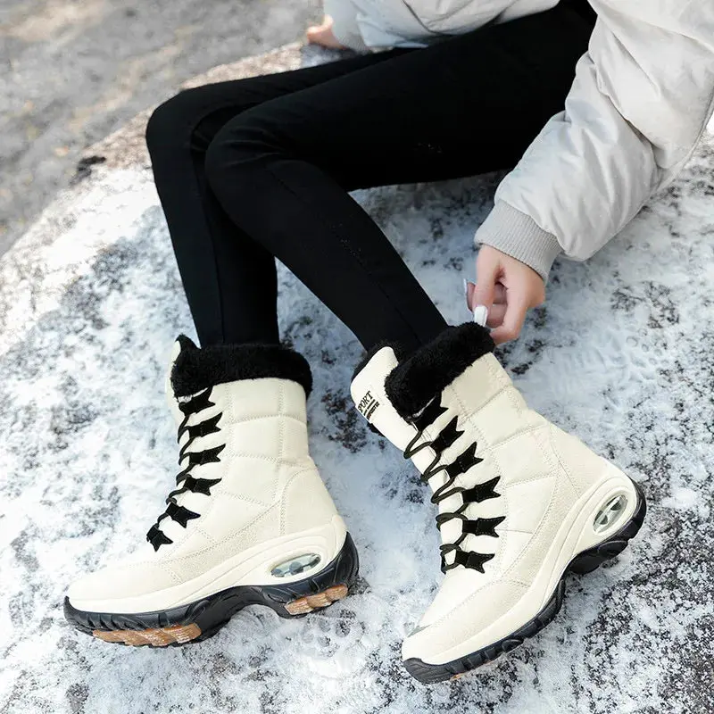 Mid-Calf Waterproof Snow Boots for Women – Cozy & Stylish - Image 4