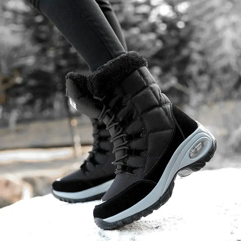 Mid-Calf Waterproof Snow Boots for Women – Cozy & Stylish - Image 5