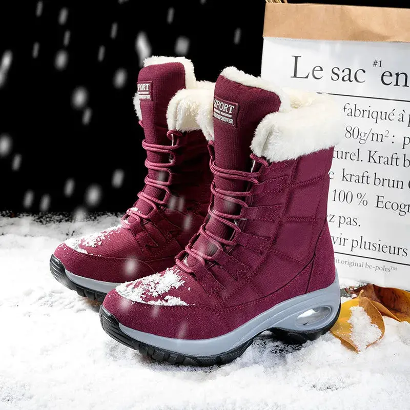 Mid-Calf Waterproof Snow Boots for Women – Cozy & Stylish - Image 6
