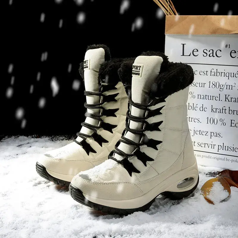 Mid-Calf Waterproof Snow Boots for Women – Cozy & Stylish - Image 7