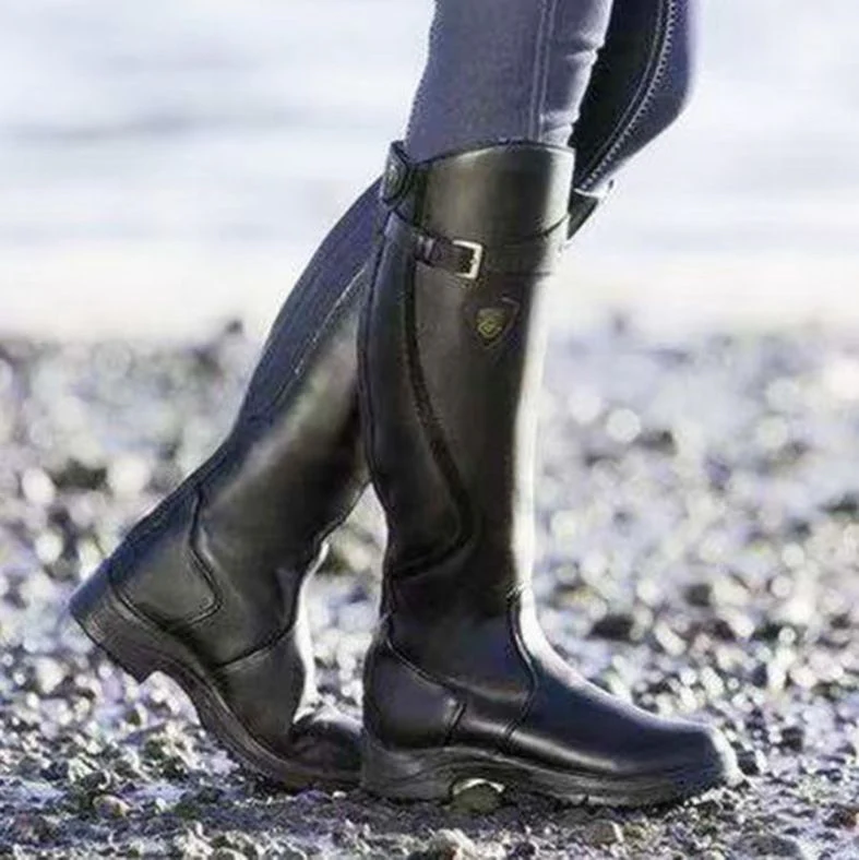 Mid-Tube Knight Boots for Women – Stylish & Comfortable - Image 4