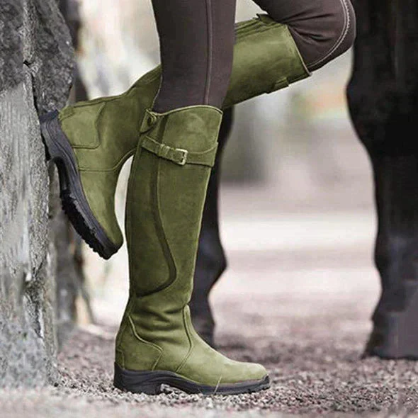 Mid-Tube Knight Boots for Women – Stylish & Comfortable - Image 6