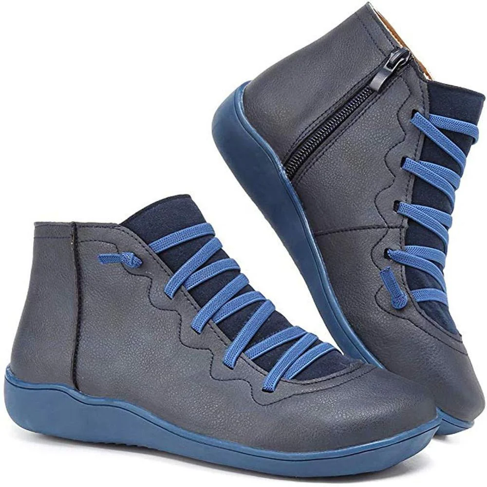 Minimalist Lace-Up Ankle Boots for Women – Stylish & Versatile - Image 6