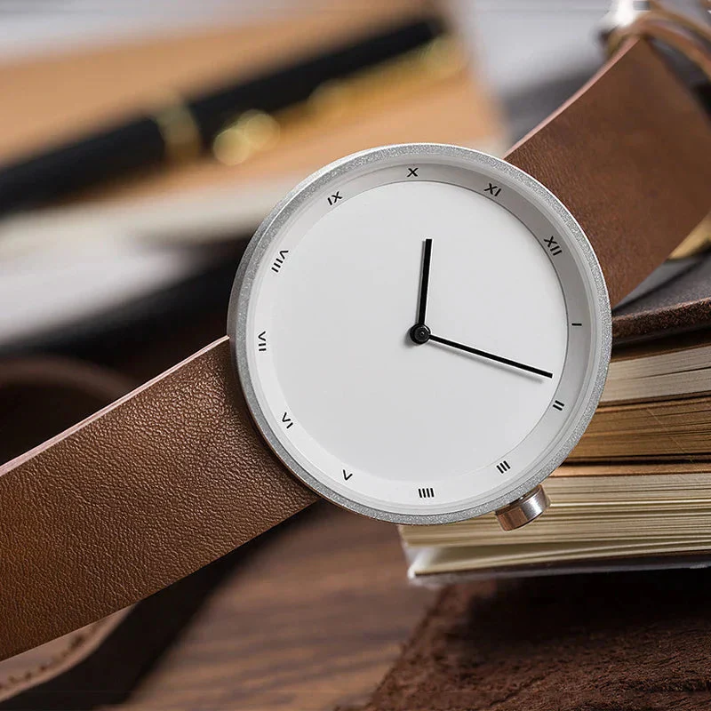 Minimalist Roman Numeral Wristwatch for Men – Timeless Elegant Design - Image 3