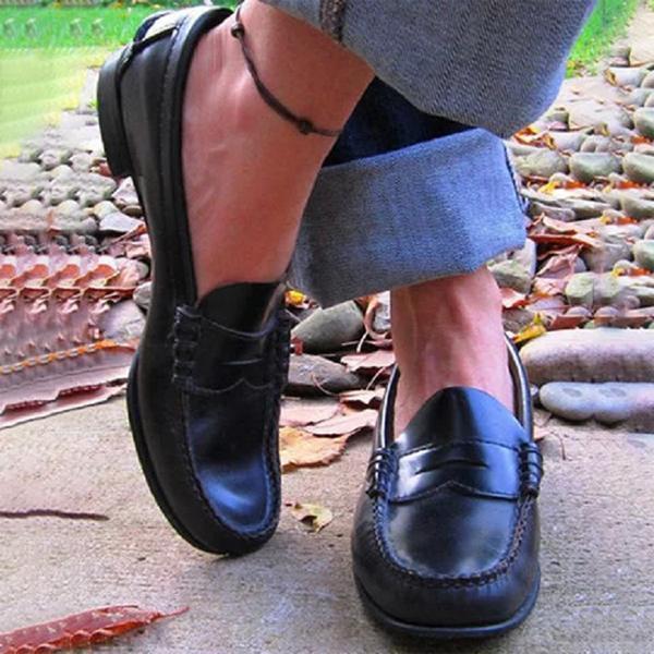 Moc Toe Slip-On Loafers for Women – Effortless Style & Comfort - Image 2